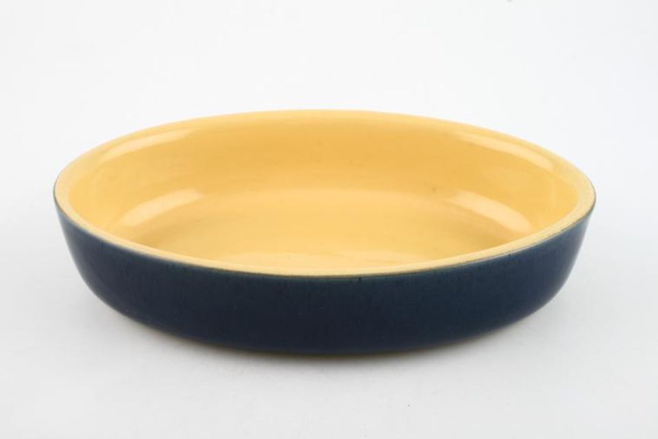Denby Cottage Blue Serving Dish oval - open 8 1/2" x 5 3/4" x 1 3/4"