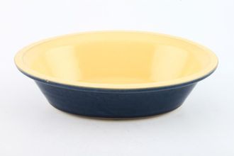 Denby Cottage Blue Pie Dish oval - open 8" x 6" x 2"