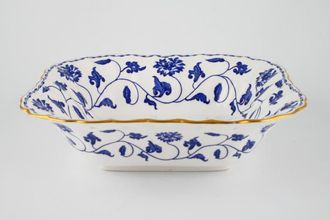 Spode Colonel - Blue - Y6235 Vegetable Dish (Open) Square 9"
