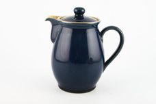 Denby Cottage Blue Coffee Pot barrel shape 1 1/2pt thumb 1