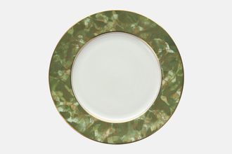 Aynsley Onyx Green - Gold Edge Dinner Plate 10 1/2"