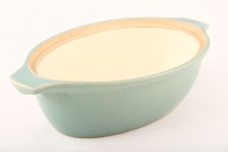 Denby Manor Green Casserole Dish Base Only Oval - eared 2 3/4pt