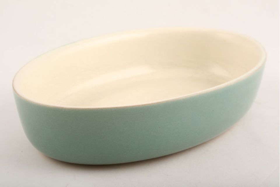 Denby Manor Green Serving Dish oval - open 8 1/2" x 5 3/4"