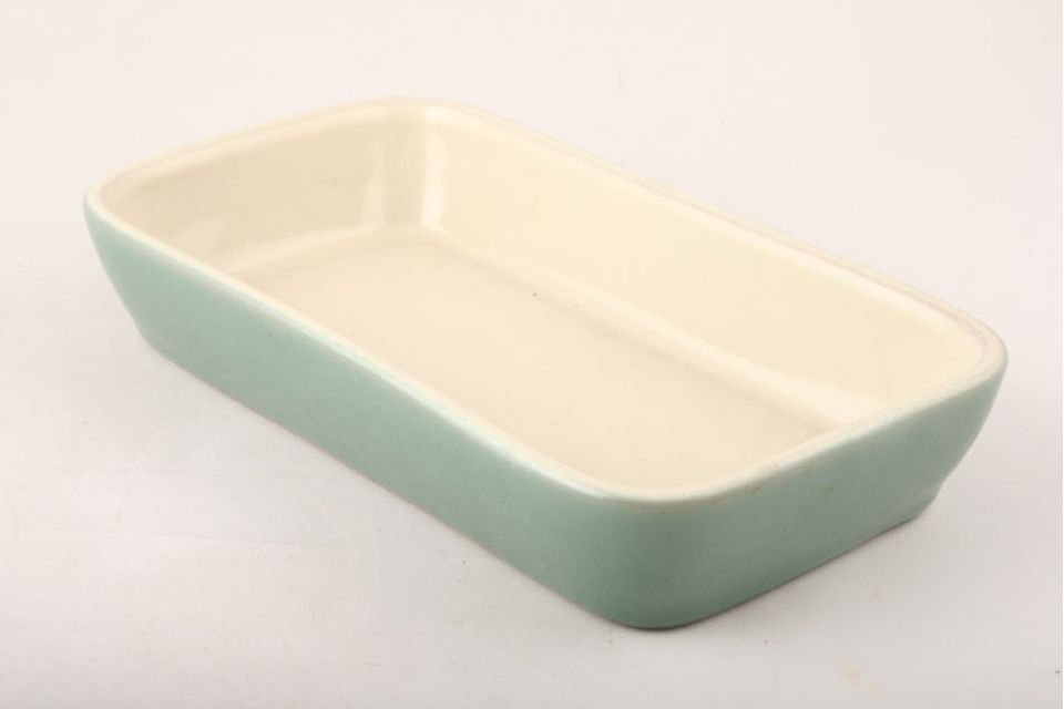Denby Manor Green Hor's d'oeuvres Dish 8 1/2" x 4 3/4"