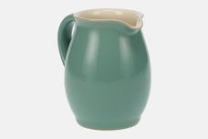 Denby Manor Green Milk Jug Barrel shape with rounded handle 1/2pt thumb 3