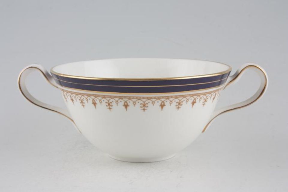 Aynsley Leighton - Straight Edge Soup Cup 2 handles, pattern outside