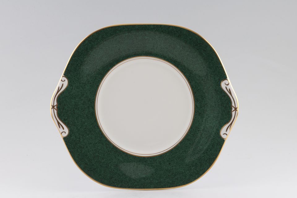 Aynsley President Cake Plate square, eared 10 1/2" x 9 3/8"