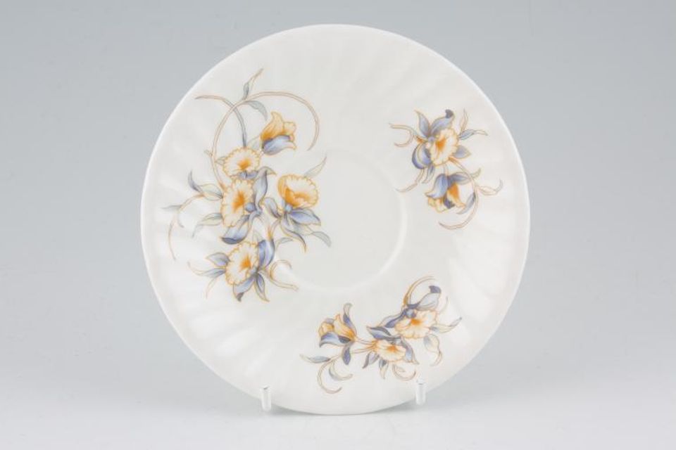 Aynsley Just Orchids Tea Saucer 5 1/2"