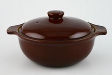 Denby Homestead Brown Casserole Dish + Lid round - eared 1 3/4pt thumb 1