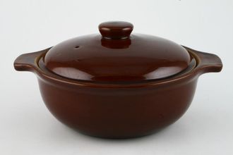 Sell Denby Homestead Brown Casserole Dish + Lid round - eared 1 3/4pt