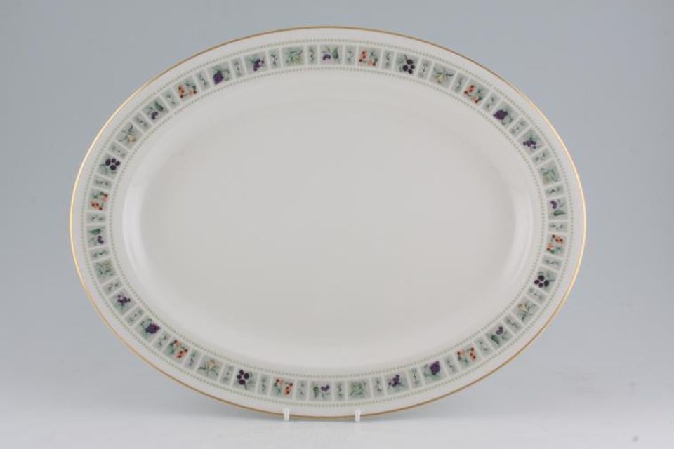 Royal Doulton Tapestry - Fine & Translucent China T.C.1024 Oval Platter 16"