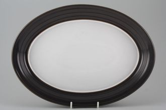 Denby Saville Grey Oval Platter oval 12 3/4"