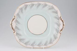 Sell Aynsley Blue Wheat Cake Plate square, eared 10 1/4"