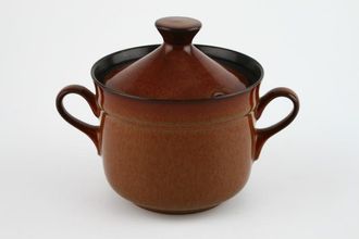 Denby Provence Sugar Bowl - Lidded (Tea) Cut Out in Lid / Loop Handles 4" x 3 1/4"