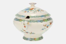 Spode Bermuda Sauce Tureen + Lid With Stand and Ladle thumb 2