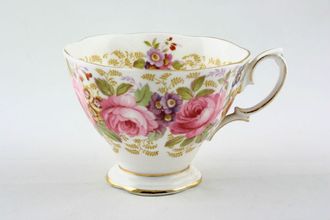 Sell Royal Albert Serena Teacup scalloped - most of pattern on outside of cup 3 5/8" x 2 3/4"