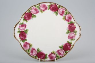 Royal Albert Old English Rose - New Style Cake Plate Round.Eared 10"