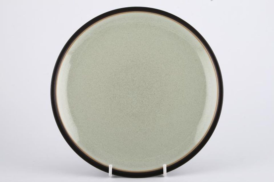 Denby Energy Dinner Plate Celadon Green and Charcoal 10 5/8"