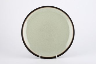 Denby Energy Breakfast / Lunch Plate Celadon Green and Charcoal 9"