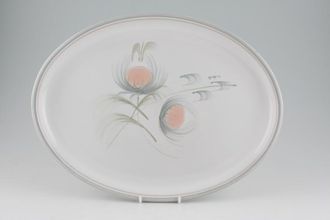 Denby Whisper - Stoneware Oval Platter 14"