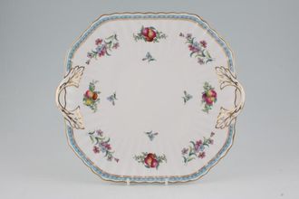 Spode Trapnell Sprays - Y8403 Cake Plate Square, Y8403 10 1/2"