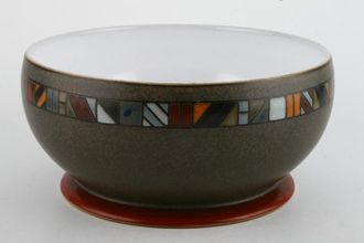 Denby Marrakesh Serving Bowl Footed 8" x 4"
