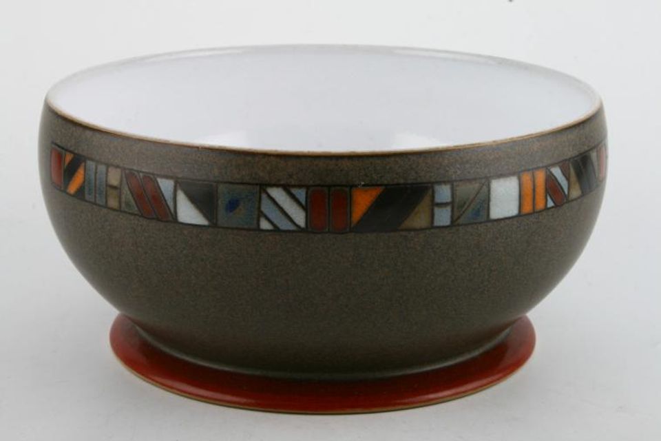 Denby Marrakesh Serving Bowl Footed 8" x 4"