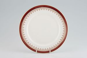 Aynsley Durham - Red 1646 - Straight Edge Salad/Dessert Plate