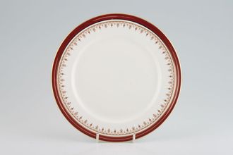 Aynsley Durham - Red 1646 - Straight Edge Salad / Dessert Plate 8 1/4"