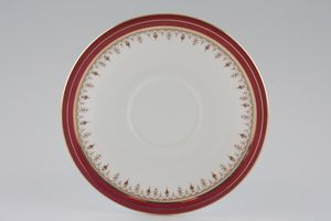 Aynsley Durham - Red 1646 - Straight Edge Soup Cup Saucer