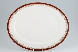 Sell Aynsley Durham - Red 1646 - Straight Edge Oval Platter 16"