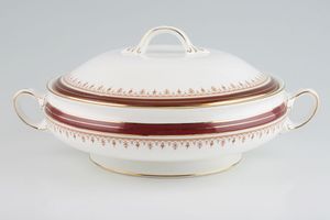 Aynsley Durham - Red 1646 - Straight Edge Vegetable Tureen with Lid