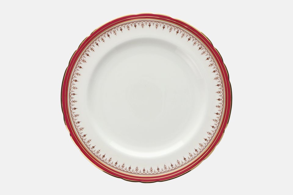 Aynsley Durham - Red 1646 - Wavy Edge Breakfast / Lunch Plate 9 1/4"