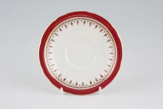Sell Aynsley Durham - Red 1646 - Wavy Edge Coffee Saucer 4 7/8"