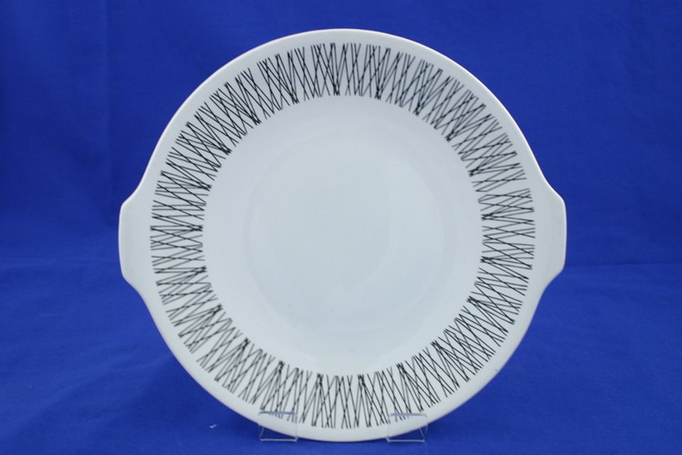 Midwinter Graphic Cake Plate Round 10 1/4"