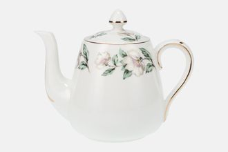 Sell Crown Staffordshire Christmas Roses - Plain Edge Teapot 1pt