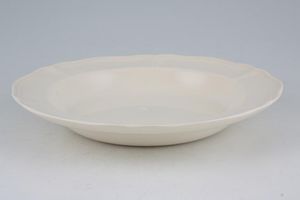 Wedgwood Queen's Plain - Queen's Shape Rimmed Bowl
