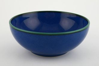 Denby Metz Soup / Cereal Bowl Blue Inner | Green Edge 6 5/8"
