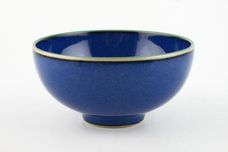 Denby Metz Rice Bowl Blue Inner | Green Edge 5 1/8" thumb 1