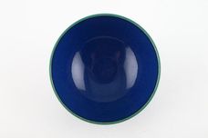 Denby Metz Rice Bowl Blue Inner | Green Edge 5 1/8" thumb 2