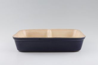 Sell Denby Classic Blue Serving Dish oblong - divided - open 11 1/4" x 7 1/2"