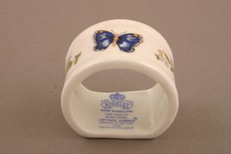 Sell Aynsley Cottage Garden Napkin Ring Rounder Shape, Blue Butterfly Detail