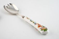 Aynsley Cottage Garden Salad Server 1 spoon, 1 curved fork thumb 2