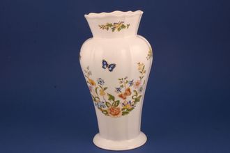 Aynsley Cottage Garden Vase Chatsworth shape, 9"