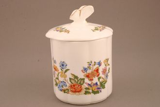 Sell Aynsley Cottage Garden Pot Aynsley Cottage Garden Lidded pot with butterfly handle, ribbed sides