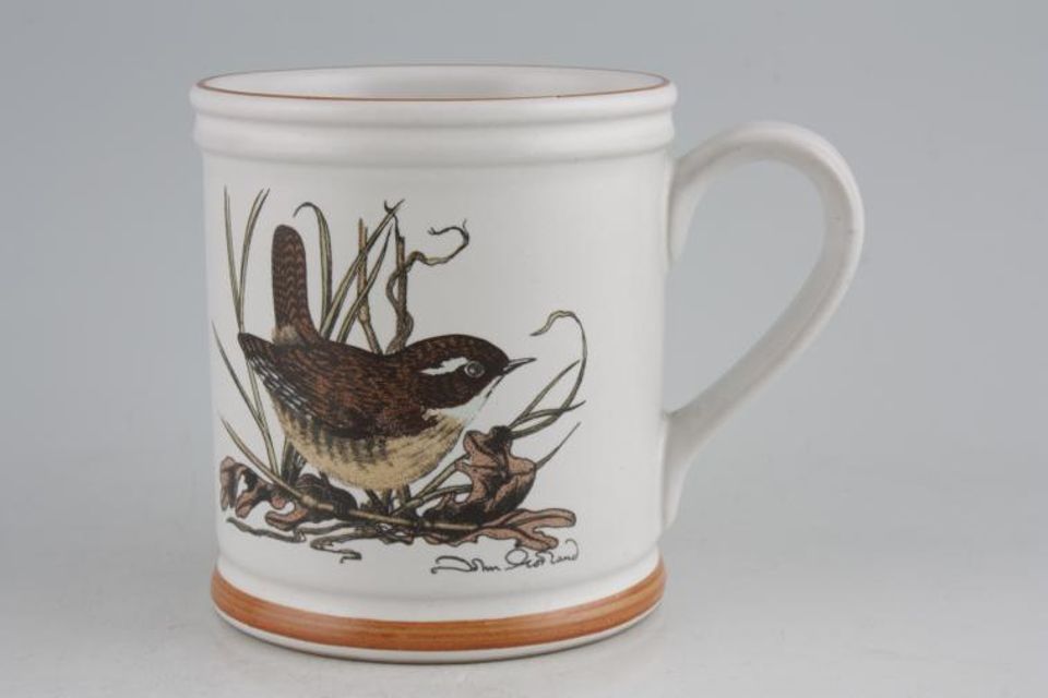 Denby Birds of a Feather Mugs Mug Wren 3 1/4" x 3 3/4"