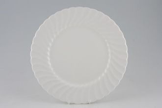 Aynsley White Fluted design Dinner Plate 10 3/4"