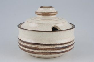 Denby Sahara Sugar Bowl - Lidded (Tea) With Spoon Hole 4 1/2" x 2 1/2"