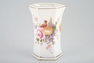 Sell Royal Crown Derby Derby Posies - Various Backstamps Vase Flowers may vary, hexagonal vase 4 1/2"