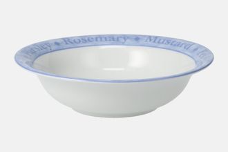 Sell Royal Worcester Herb Garden Soup / Cereal Bowl Blue Borders 6 3/4"